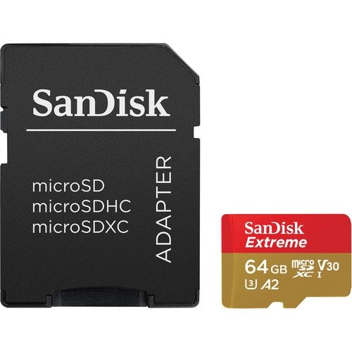 Memoria 64GB Micro SDXC 160 MB/s Extreme SanDisk