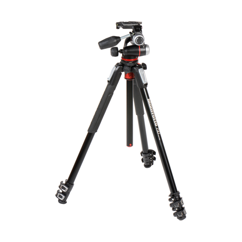 Tripie Manfrotto con Cabezal 190XPRO3 de 3 Secciones