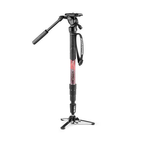 Monopie Manfrotto con Cabezal 4 Secciones Element MII