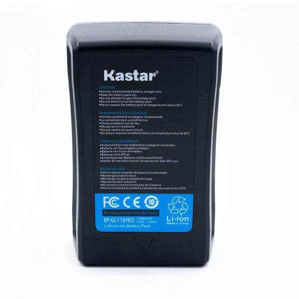 Batería Kastar BP-GL178 PRO para Lámparas LED Aputure y Sony