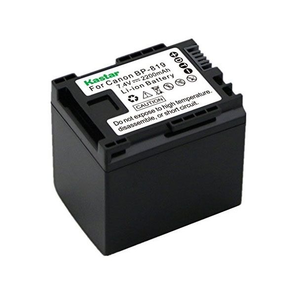 Batéria BP-819 / BP-827 pre Canon Legria HF-10 / HF-G10 / HF-S10, 1600mAh Batéria BP-819 / BP-827 pre Canon Legria HF-10 / HF-G10 / HF-S10, 1600mAh