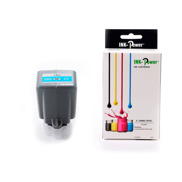 Tinta PFI-1000 C Cyan Compatible con imagePROGRAF PRO-1000