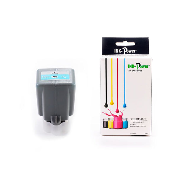 Tinta PFI-1000 PC Photo Cyan Compatible con imagePROGRAF PRO-1000