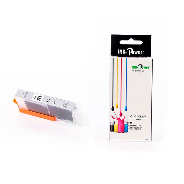 Tinta Gris Compatible con Pixma MG5710 TS9010 TS6010 TS8010