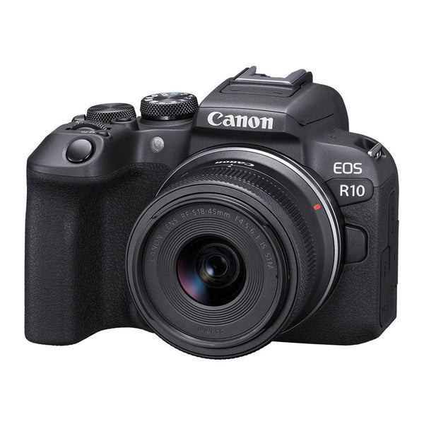 Cámara Canon Mirrorless EOS R10 con Lente RF-S 18-45mm f/4.5-6.3 IS STM