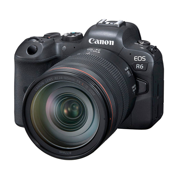 Cámara Canon Mirrorless EOS R6 con lente RF24-105mm F/4L