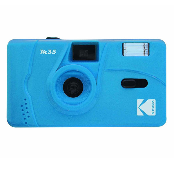 Cámara Kodak M35 Reutilizable Rollo 35mm con Flash Azul