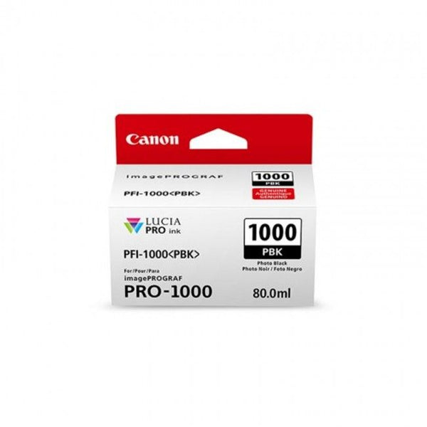 Tinta Canon PFI-1000 PBK Lucia Pro NEGRO Ink Tank