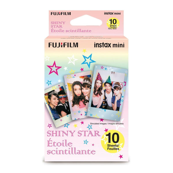 Cartucho Instax Mini Shiny Star 10 hojas Fujifilm