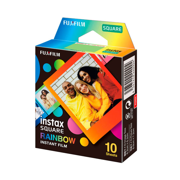 Cartucho Instax Square Rainbow 10 hojas Fujifilm