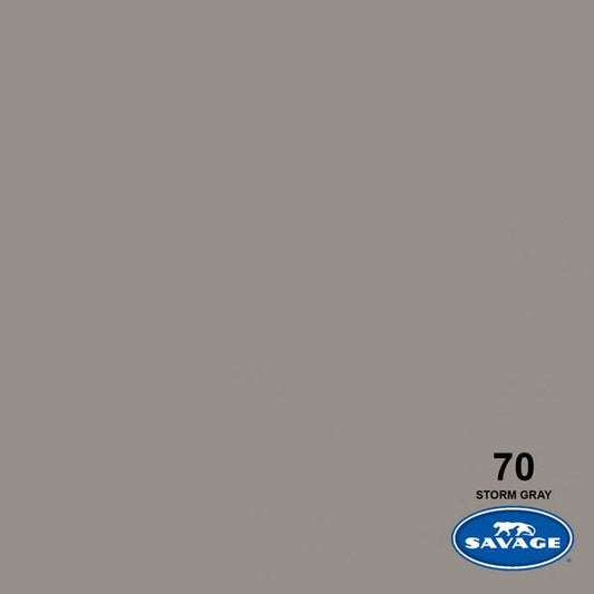 Ciclorama de Papel Storm Gray #70 Savage 1.35x11m - Chico