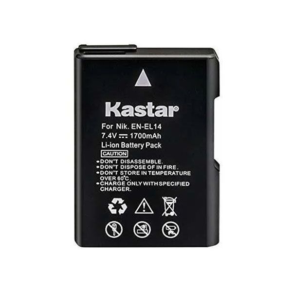 Batería Kastar EN-EL14 Nikon D3100, 3200