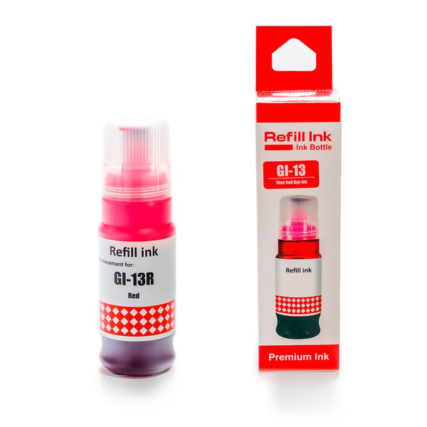 Tinta GI-13R Rojo Compatible con Impresora Pixma G510 G610