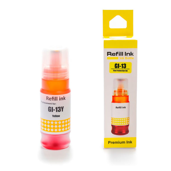 Tinta GI-13Y Amarillo Compatible con Impresora Pixma G510 G610