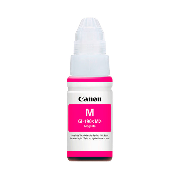 Botella de Tinta Canon GI-190 para G1100 G2100 G3100 M Magenta