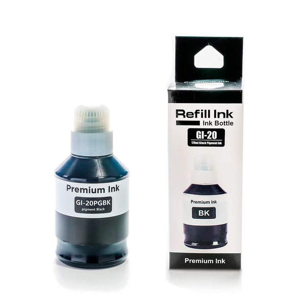 Tinta GI-20 PGBK Negro Compatible con Pixma G5020 G6020