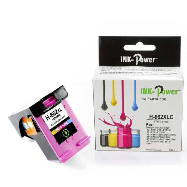 Tinta H-662XLC Tricolor Compatible con DeskJet Ink Advantage 1014