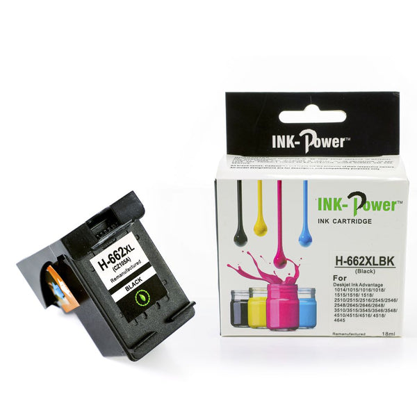 Tinta H-662XLBK Negro Compatible con DeskJet Ink Advantage 1014