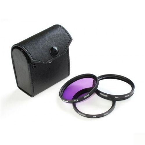 Kit Starter de filtros para lente 49mm CPL UV y FLD