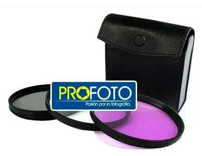 Kit Starter de Filtros 58mm Uv Polarizado Y FLD con estuche Linea G