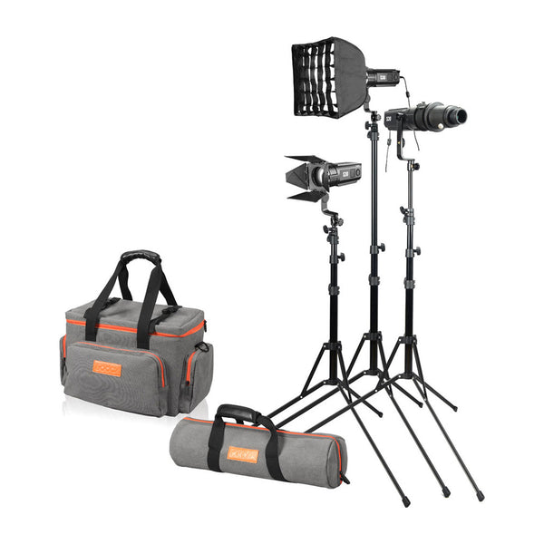 Kit 3 Lámparas Led para Estudio Fotográfico S30-D Godox