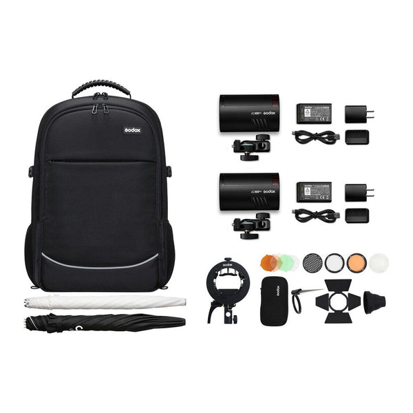 Kit de Iluminación Portátil de 2 Flash AD100Pro Godox