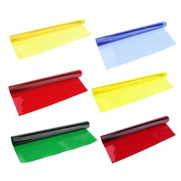 Kit Filtros gel de colores 40x50 cm para foto y video