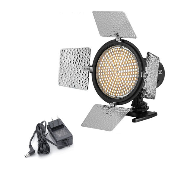 Kit de Luz en Cámara Genaray Ultra Thin Bicolor 288 Smd Led con Dos Baterías Y C