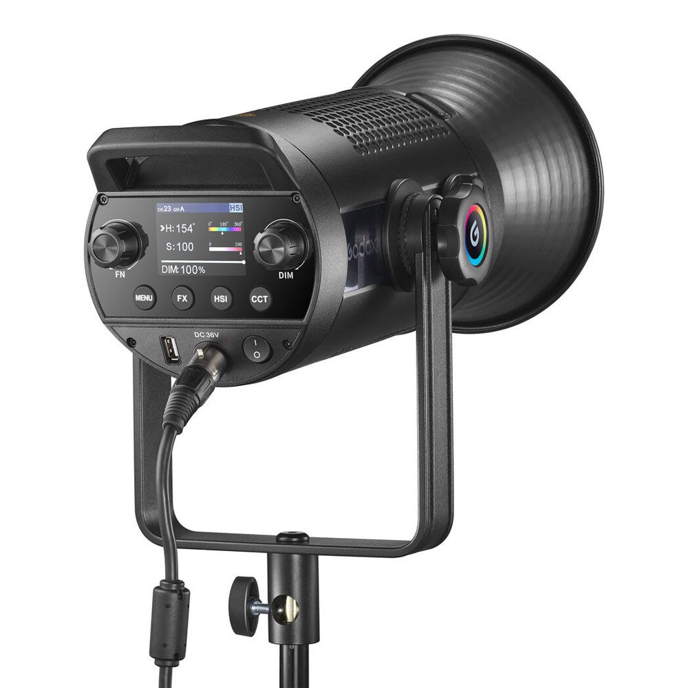 Lámpara LED Bicolor RGB Bowens con Zoom SZ150R Godox – Profoto