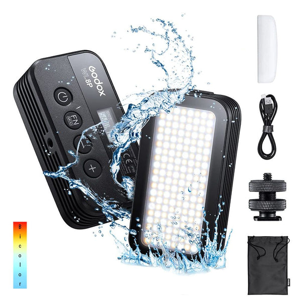 Mini Lámpara Led Bicolor Impermeable WL8P Godox