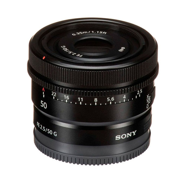 Lente Sony FE 50mm F2.5 G