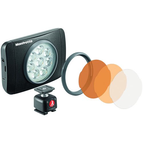 Lámpara led lumie muse negra MLUMIEMU-BK Manfrotto