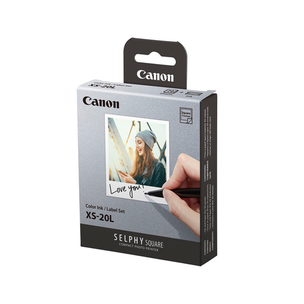 Set Papel Canon XS-20L Para Selphy Square QX10