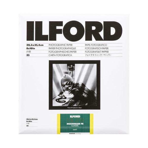 Papel Ilford Multigrado FB Mate Clásico 8x10" 25 Hoja