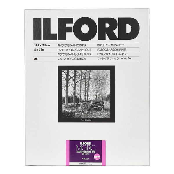 Papel Ilford Multigrado Deluxe Glossy 5X7" 25 Hojas