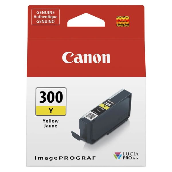 Tinta Canon PFI-300 Y Amarillo Lucia Pro
