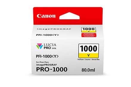 Tinta Canon PFI-1000Y Lucia Pro Amarillo Ink Tank