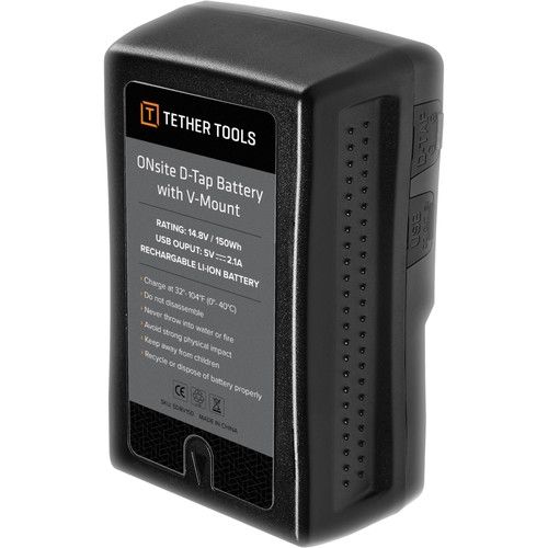Batería ONsite D-Tap Montura V Tether Tools