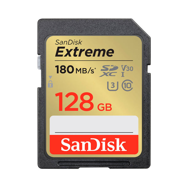 Tarjeta de Memoria 128GB Extreme 180MB/s Sandisk
