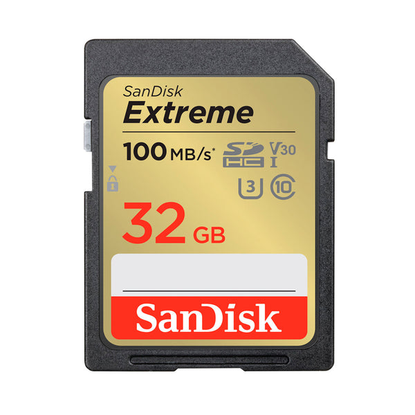 Tarjeta de Memoria 32GB Extreme UHS-I SDHC 100MB/s Sandisk