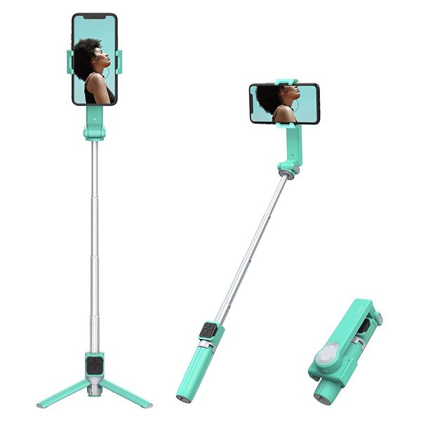 Selfie Stick con Estabilizador para celular Nano SE Moza Turquesa -OUTLET-