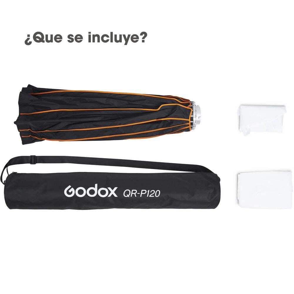 Godox QR-P90T Softbox Parabolico 90 cm - Con Griglia a Nido d'Ape e
