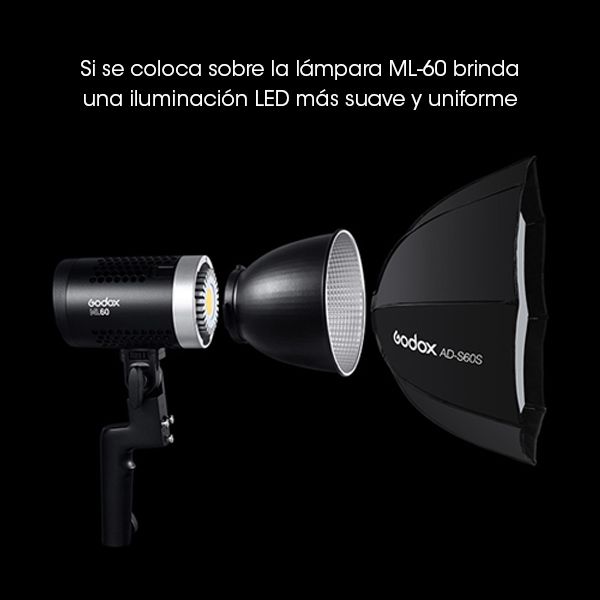 Softbox Godox Tipo Sombrilla AD-S60S para AD300Pro/400Pro ML60 ...