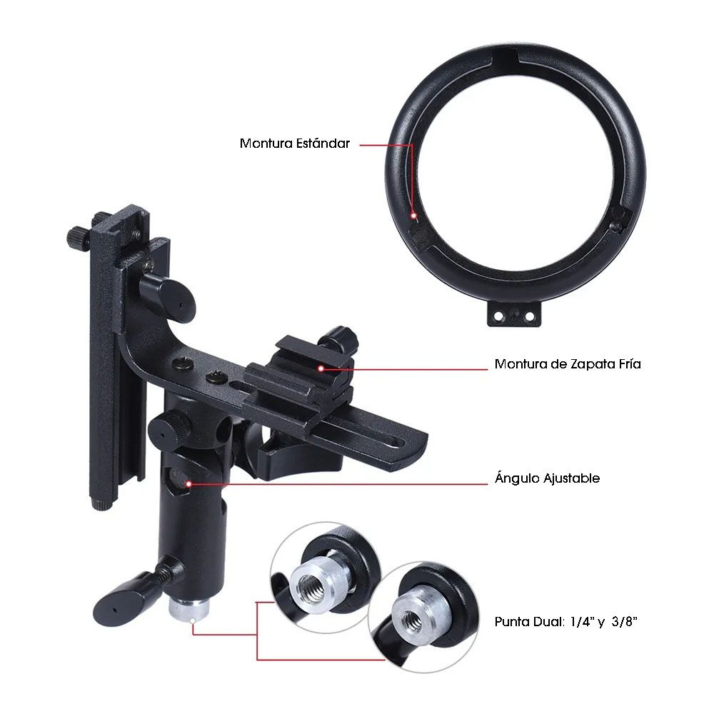 Support Rotatif Pour Flash Jones D'occasion – Réglage Orientable Universel