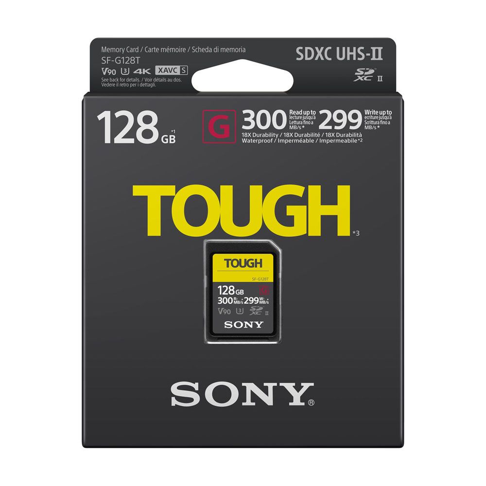Tarjeta de Memoria 128 GB SDXC UHS-II TOUGH Sony