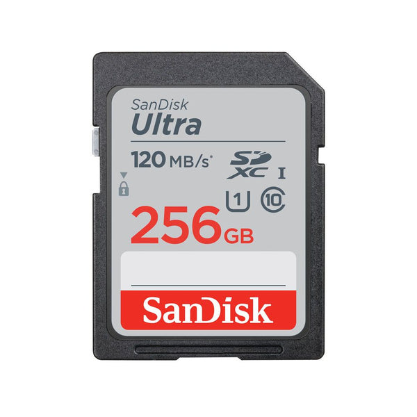 Tarjeta de Memoria 256GB SD Ultra 120mb/s SanDisk