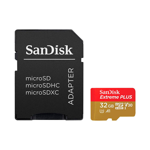 Tarjeta de Memoria 32GB MicroSD Extreme Plus 100MB/S Sandisk