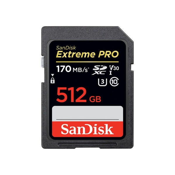 Tarjeta de memoria 512GB SD Extreme PRO 170mb/s SanDisk