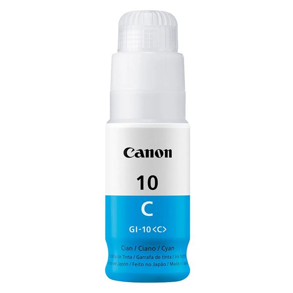 Botella de Tinta Canon GI-10C Cian