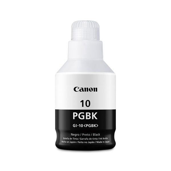 Botella de Tinta Canon GI-10 PGBK Negro